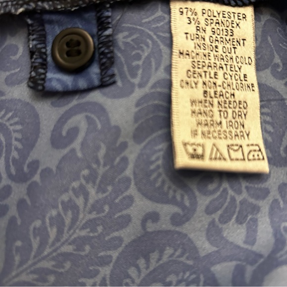 NWT Bob Mackie Wearable Art Blouse Small Blue - Picture 11 of 12